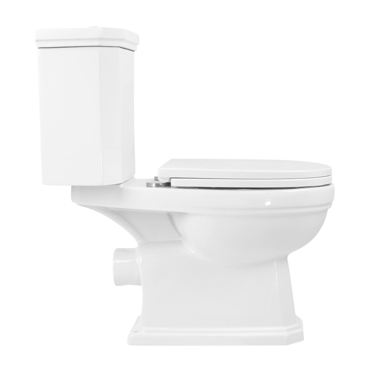 p-trap 180mm toilet, back-to-wall toilet, ceramic p trap toilet, european wall outlet toilet, european rear outlet toilet